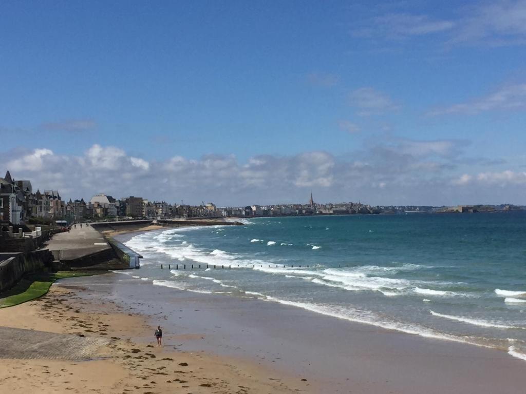 Appartement Les Pieds Dans L'Eau - Residence Sur La Plage Saint-Malo Eksteriør billede