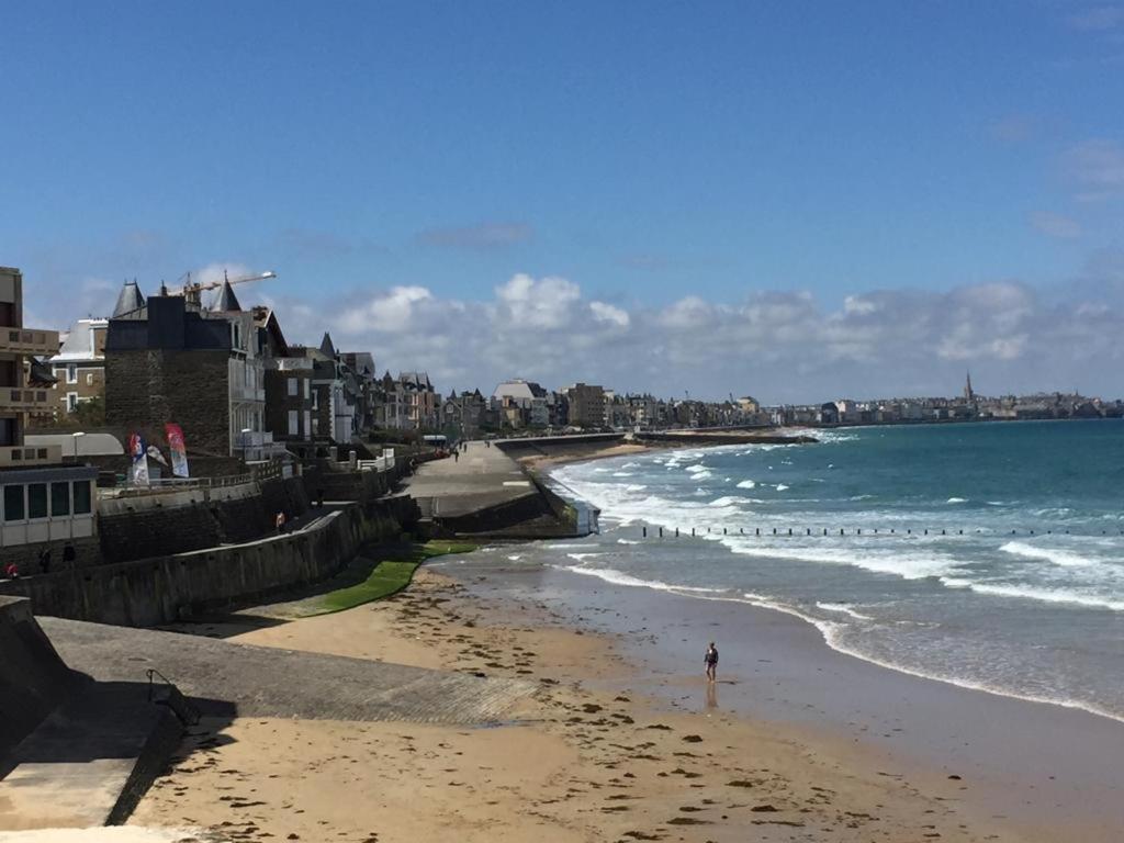 Appartement Les Pieds Dans L'Eau - Residence Sur La Plage Saint-Malo Eksteriør billede