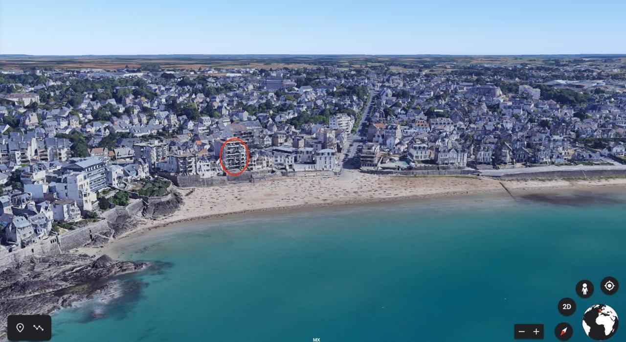 Appartement Les Pieds Dans L'Eau - Residence Sur La Plage Saint-Malo Eksteriør billede