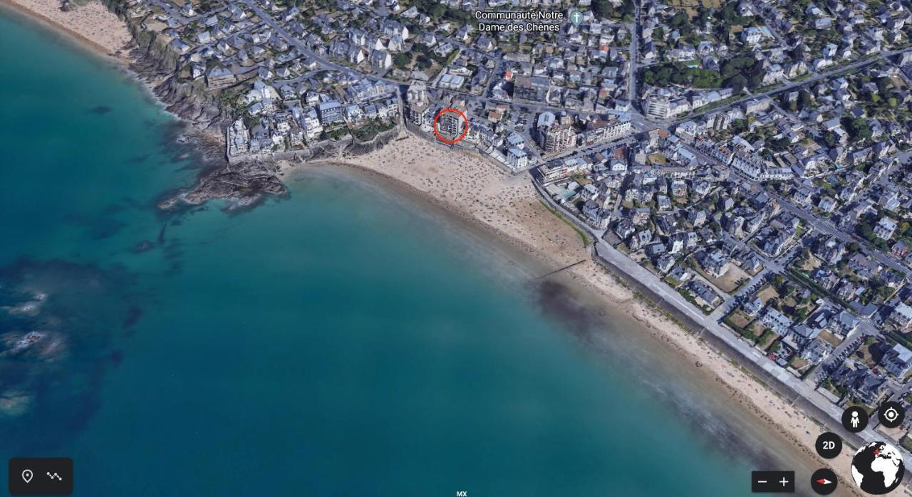 Appartement Les Pieds Dans L'Eau - Residence Sur La Plage Saint-Malo Eksteriør billede
