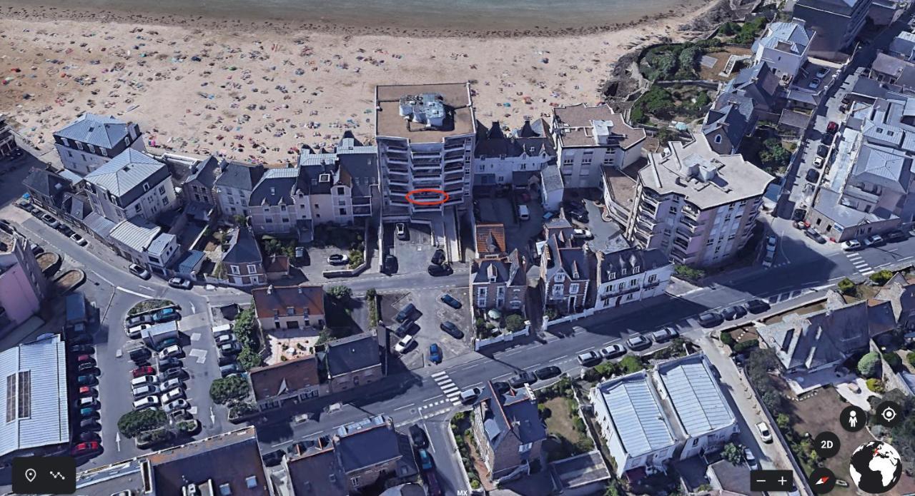 Appartement Les Pieds Dans L'Eau - Residence Sur La Plage Saint-Malo Eksteriør billede