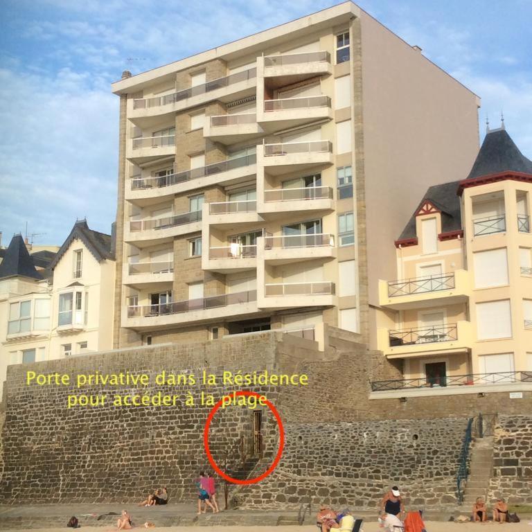 Appartement Les Pieds Dans L'Eau - Residence Sur La Plage Saint-Malo Eksteriør billede
